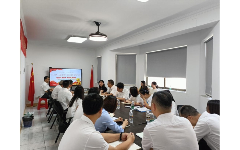 学头脑，，强党性——k8凯发官网总司理马珺到晶品公司开展主题教育宣贯